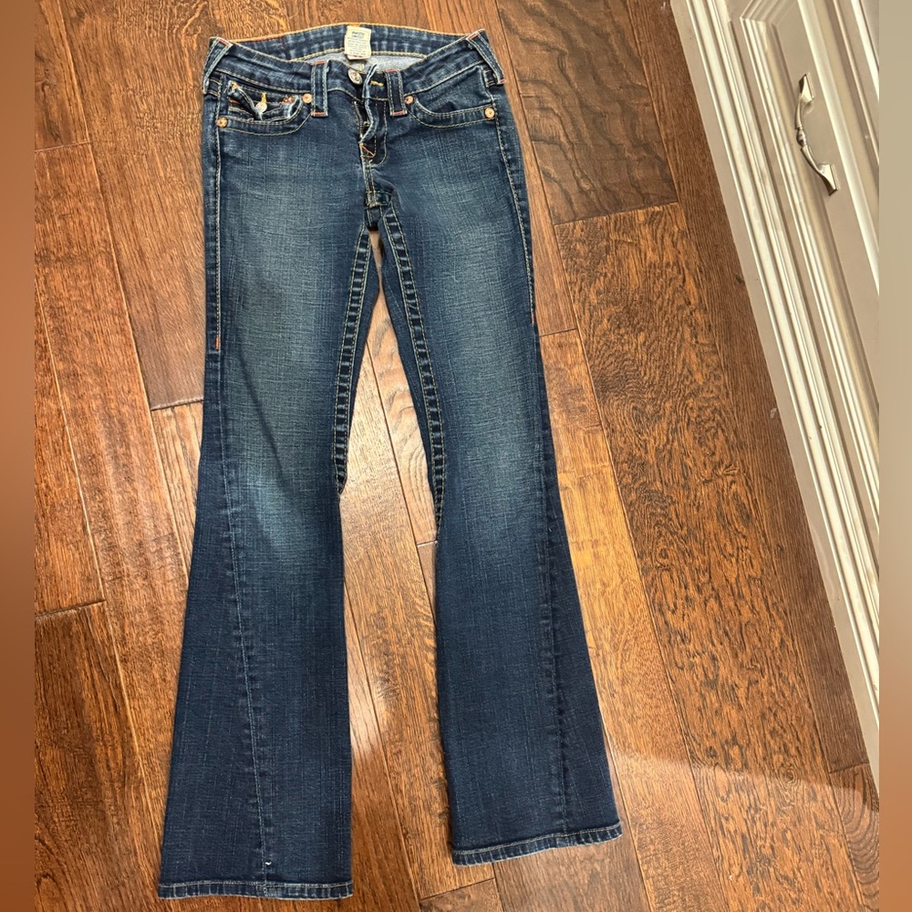 True Religion Dark Blue Flare Jeans